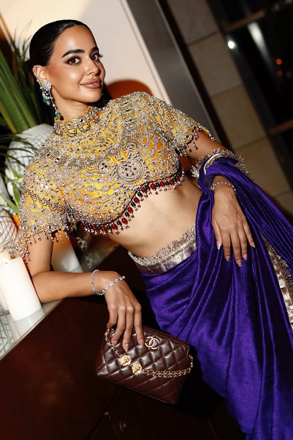 Arushi Mehra in Vasudhara Saree Set