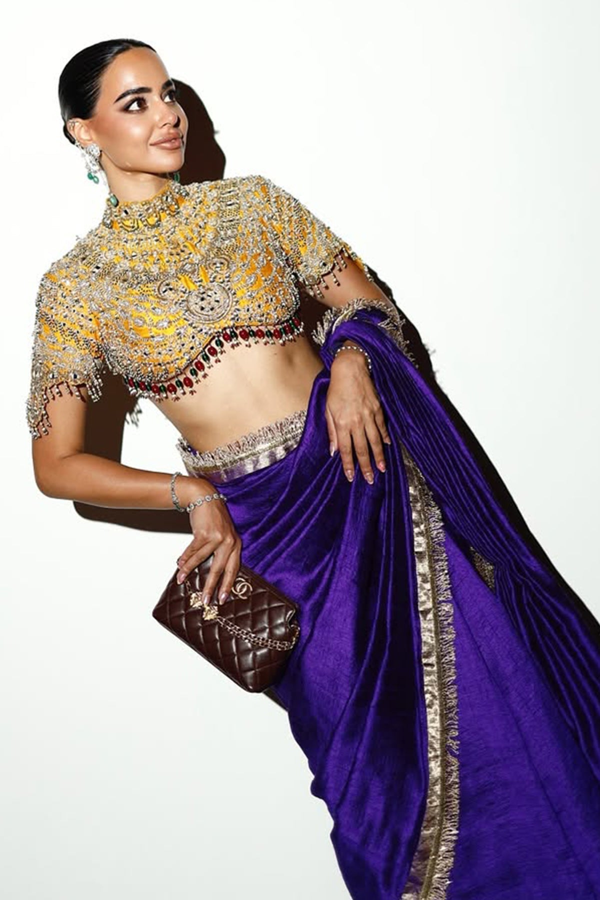 Arushi Mehra in Vasudhara Saree Set