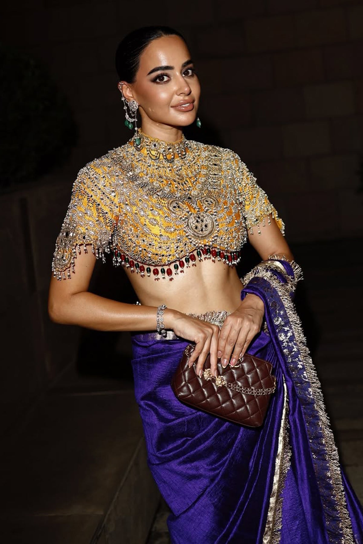 Arushi Mehra in Vasudhara Saree Set