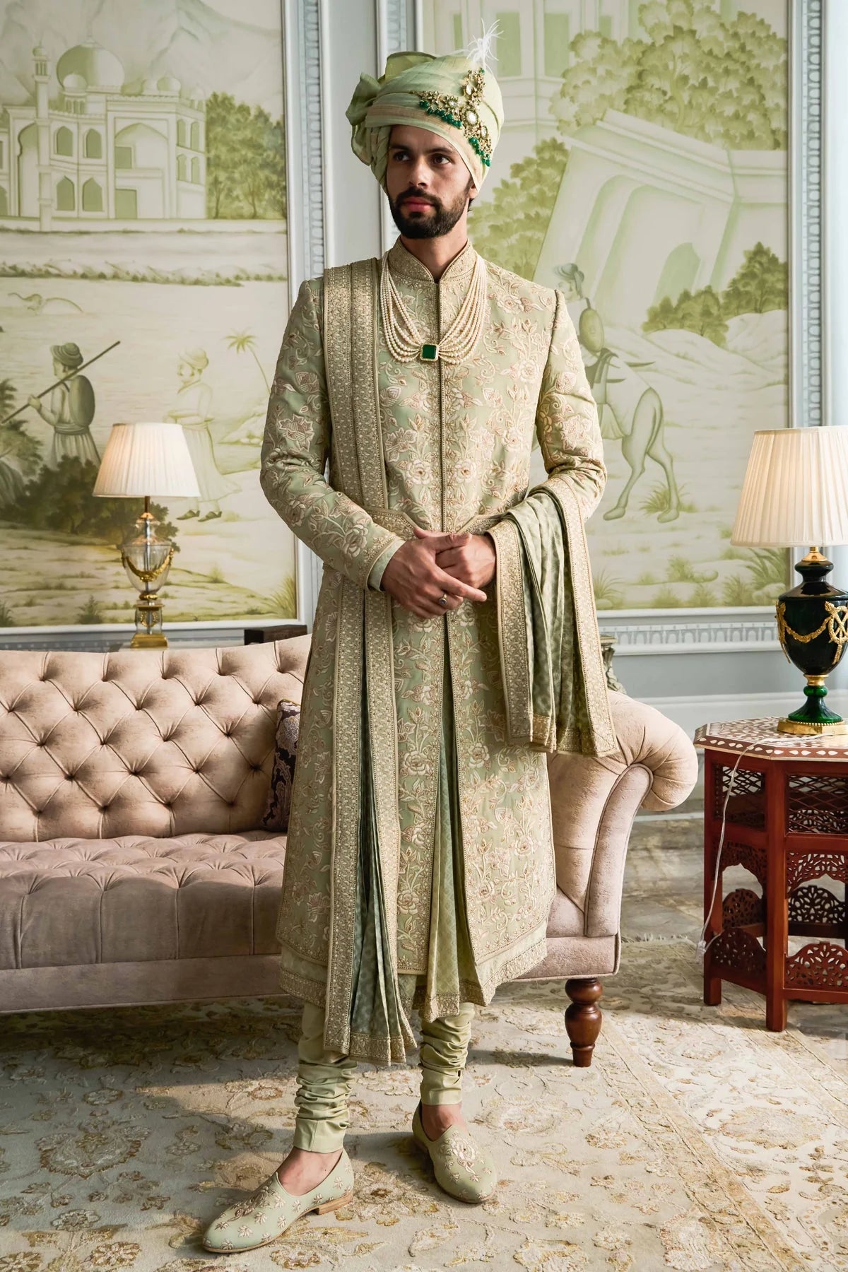 GARA EMBROIDERED SHERWANI