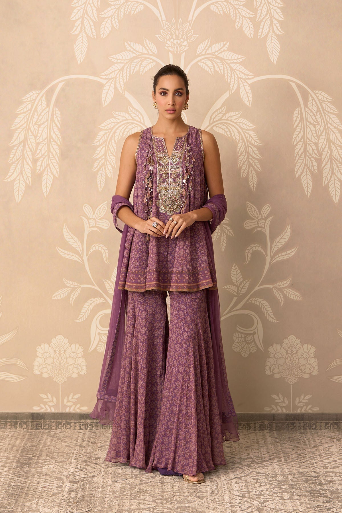 Roohana Kurti Garara Set