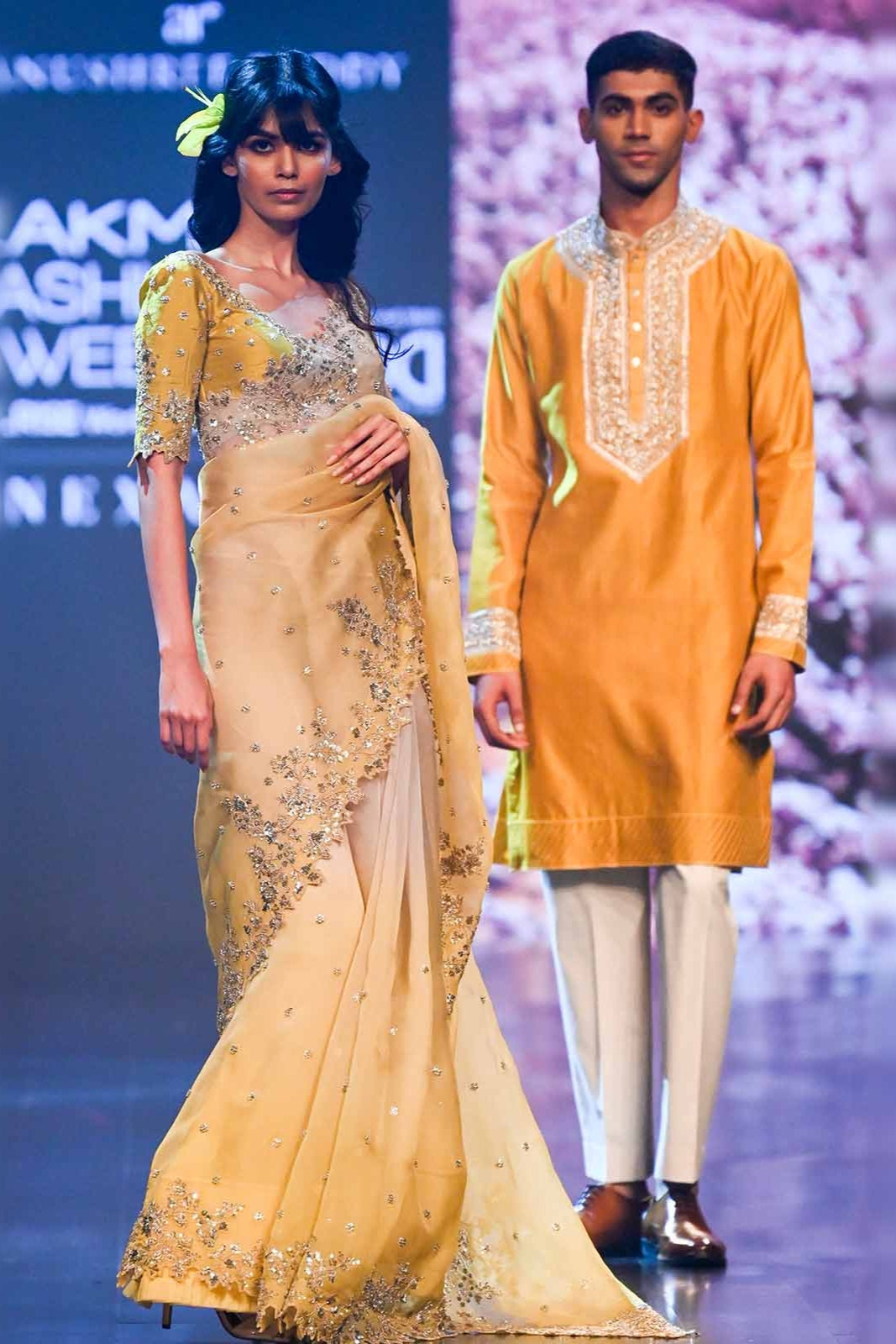 CELESTE MUSTARD KURTA SET