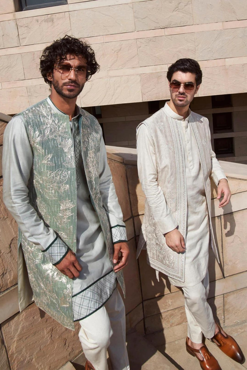 TROPICAL LONG BUNDI JACKET SET