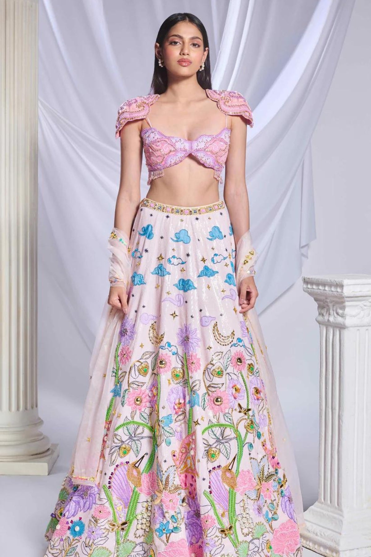 Whimsical wonderland lehenga set