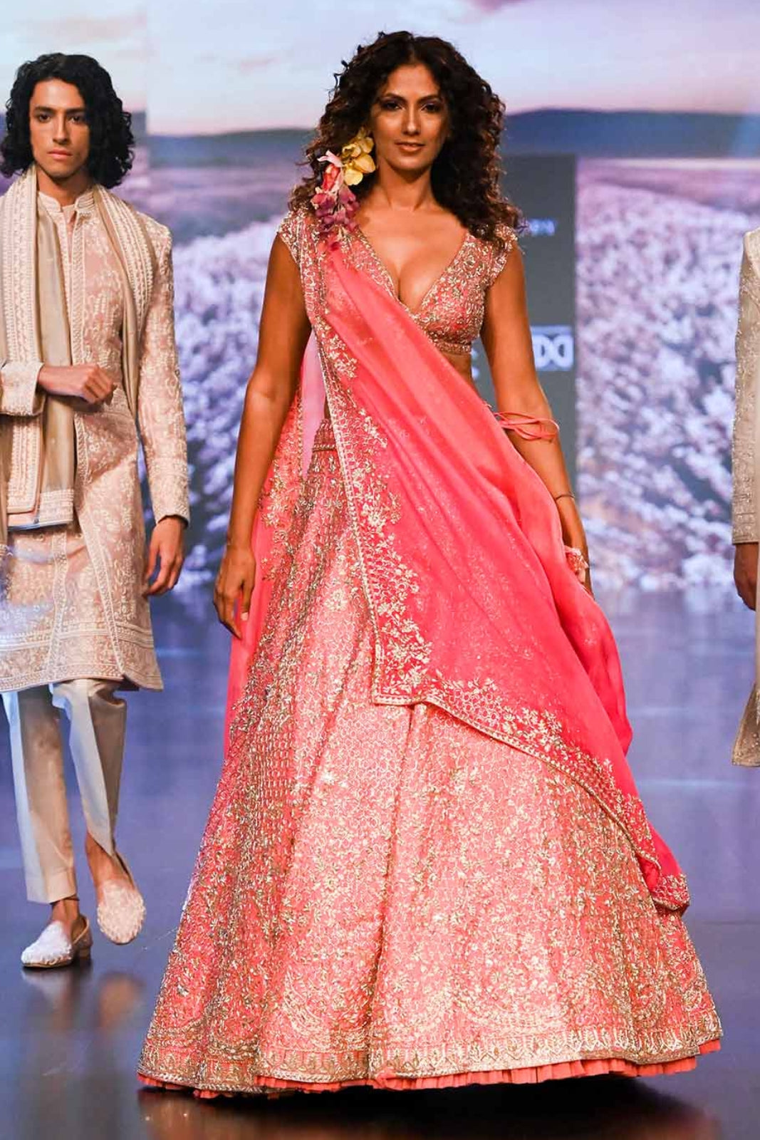 NAZAKAT PINK LEHANGA SET