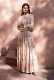 Off White Floral Maxi Dress