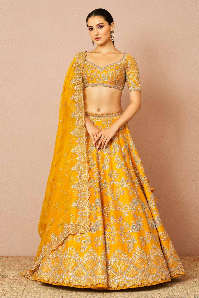 Sunflower Yellow, Bubblegum Pink & Cool Mint for Anushree Reddy at Anushree  Reddy LFW SR 2015 | Fashionmate | Latest Fashion Trends in India