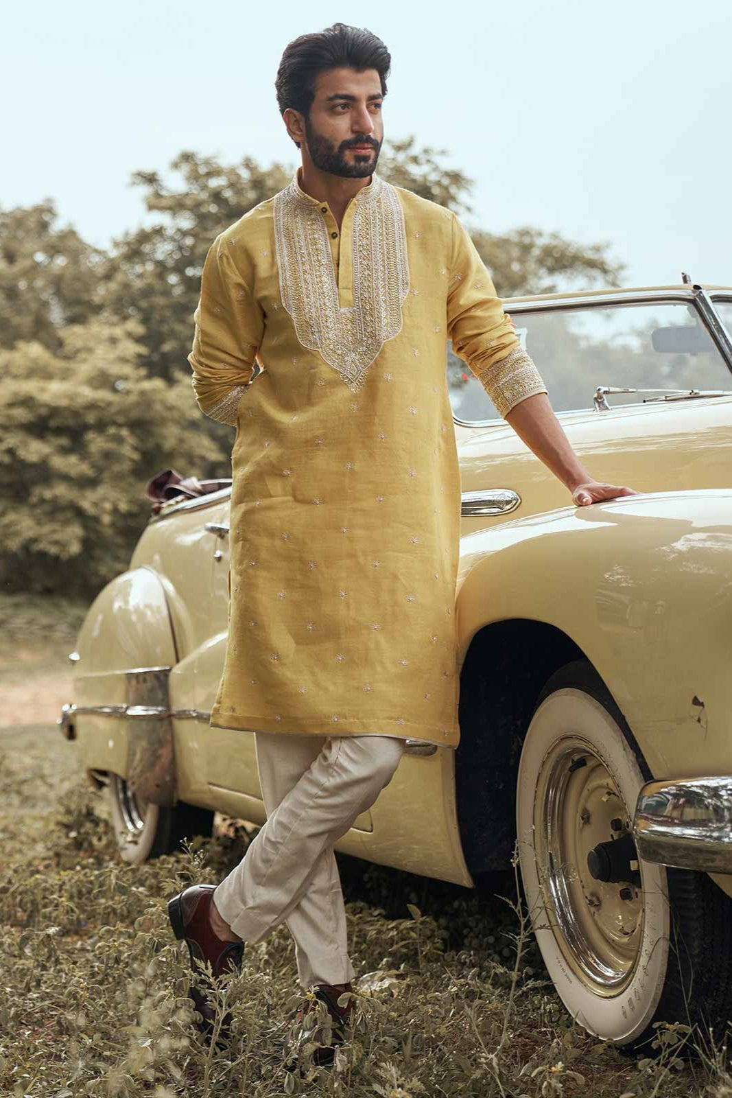 LOTUS BOOTI KURTA SET