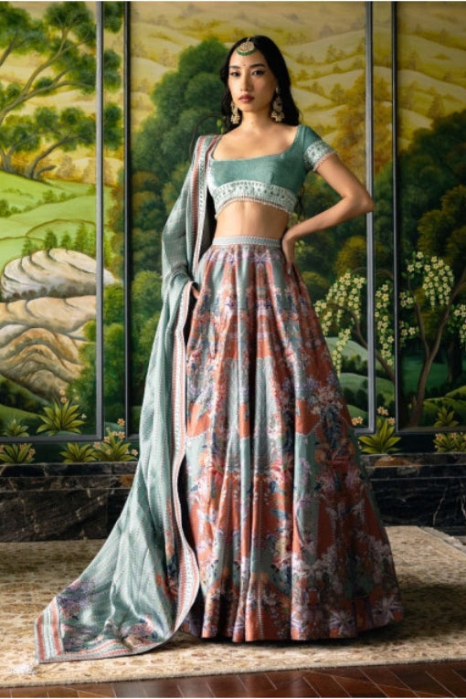 HARMONIA PRINTED LEHENGA SET