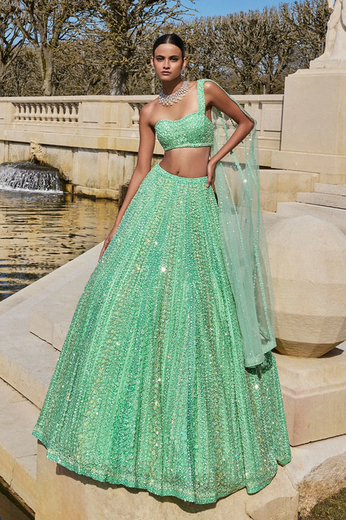 Strapless lehenga sales