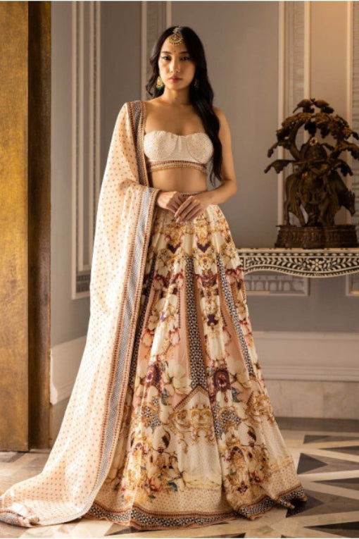 SELENE PRINTED LEHENGA SET
