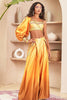 SUMMER - GOLD OMBRE PANT WITH BUSTIER & SOLO SLEEVE