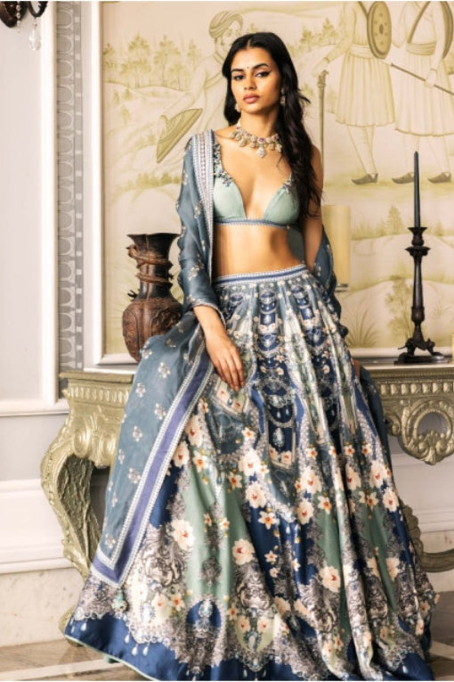 HEMERA PRINTED LEHENGA SET