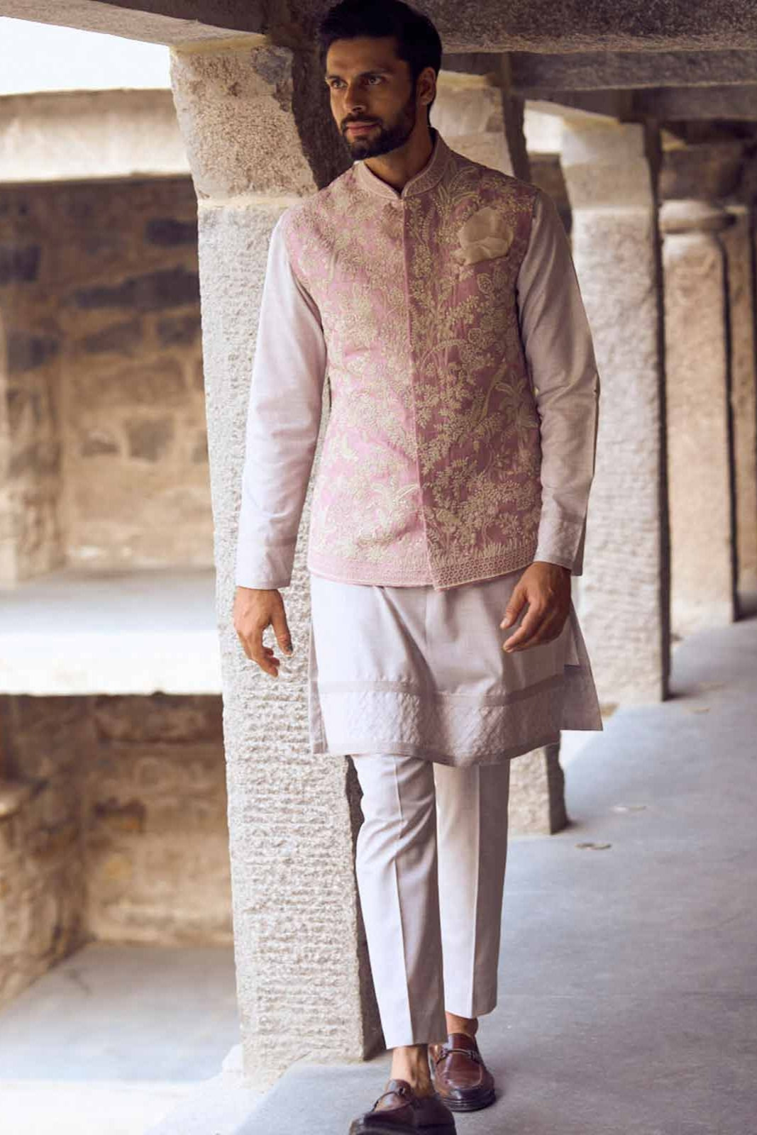 FOREST PALE PINK BANDI SET