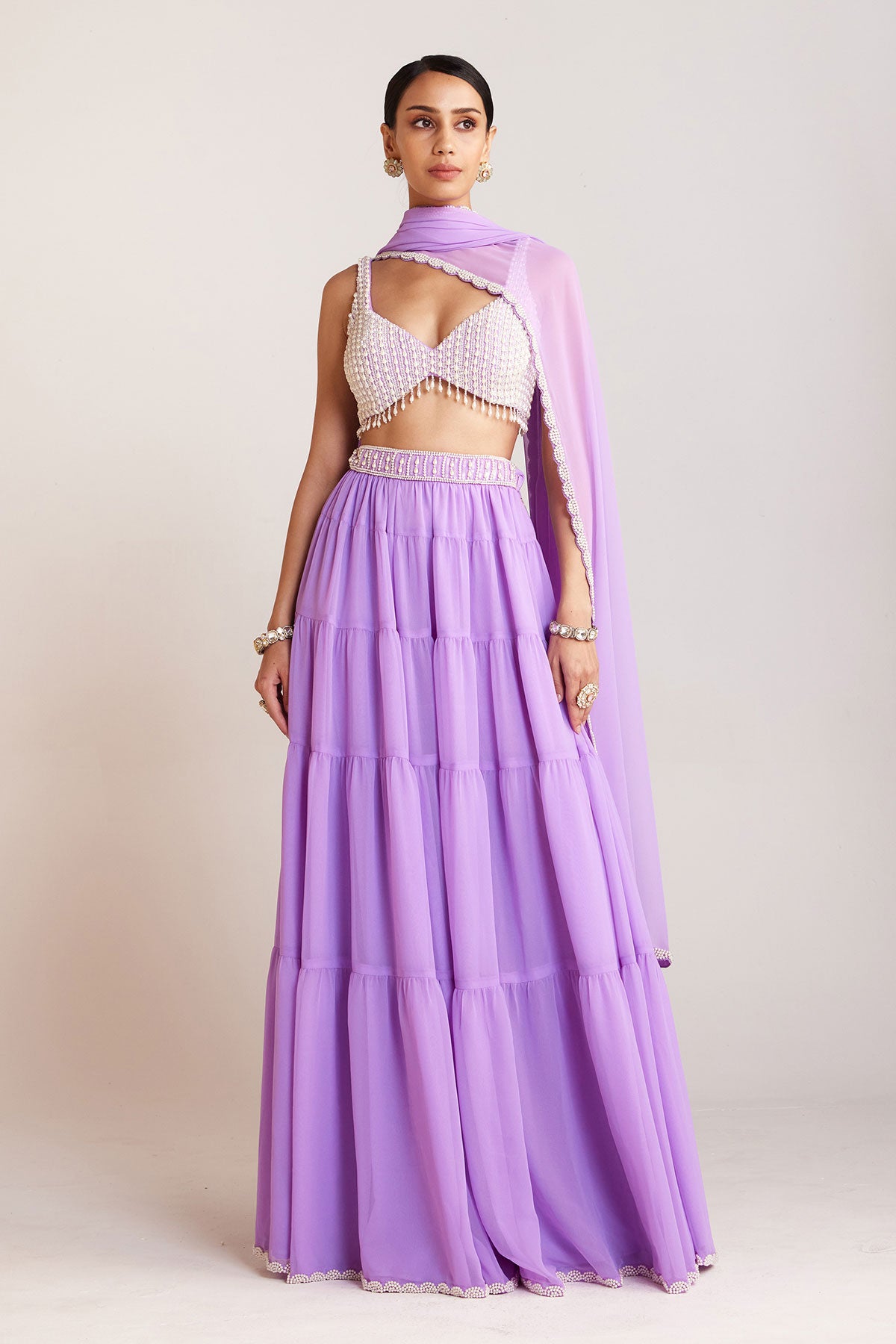 Lilac Sharara Set