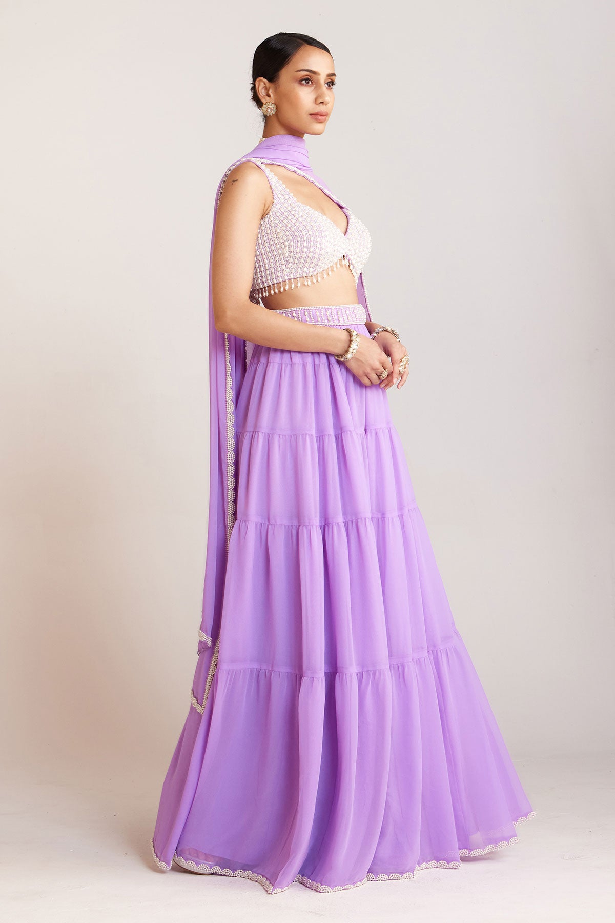 Lilac Sharara Set
