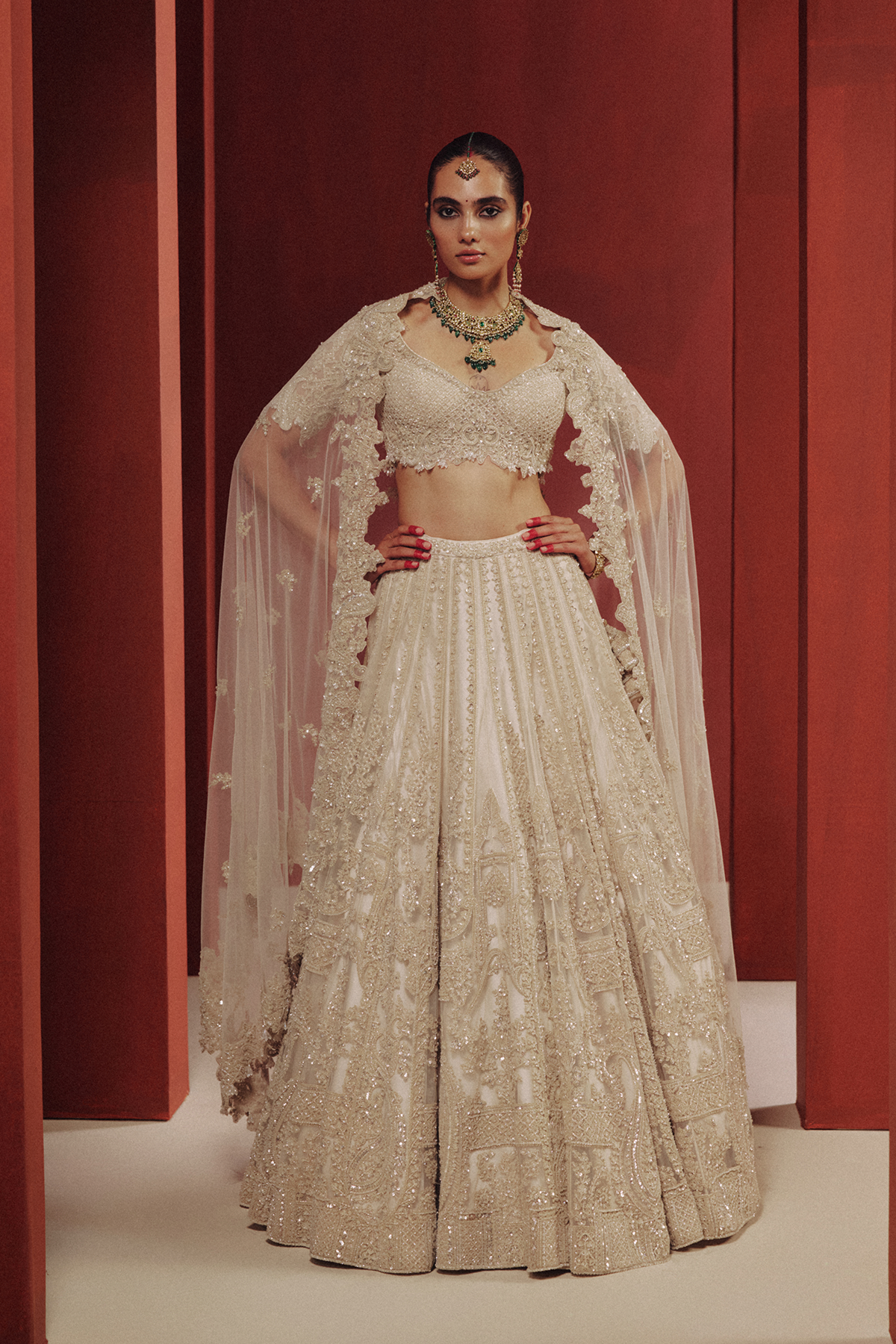 Pearl Ã‰lan Bridal Lehenga