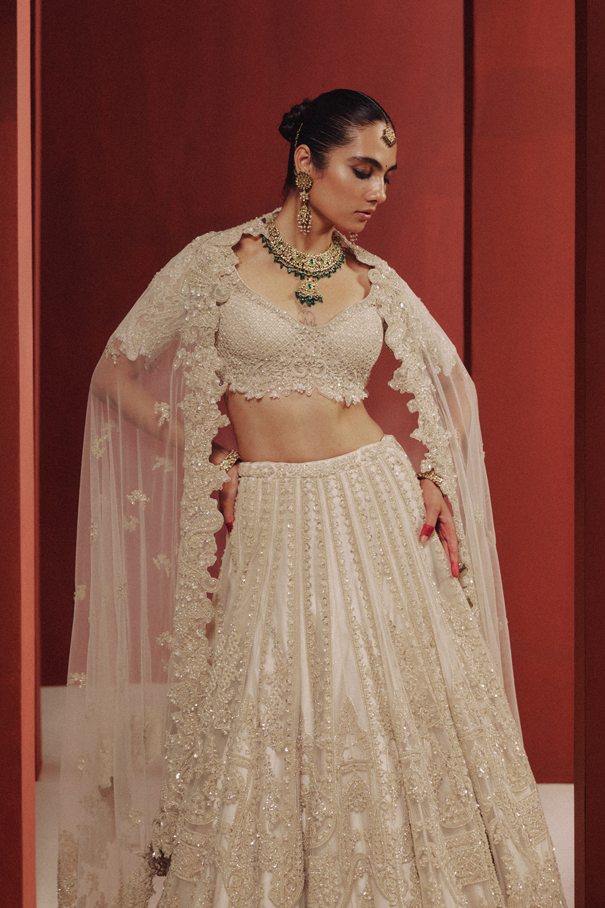 Pearl Ã‰lan Bridal Lehenga