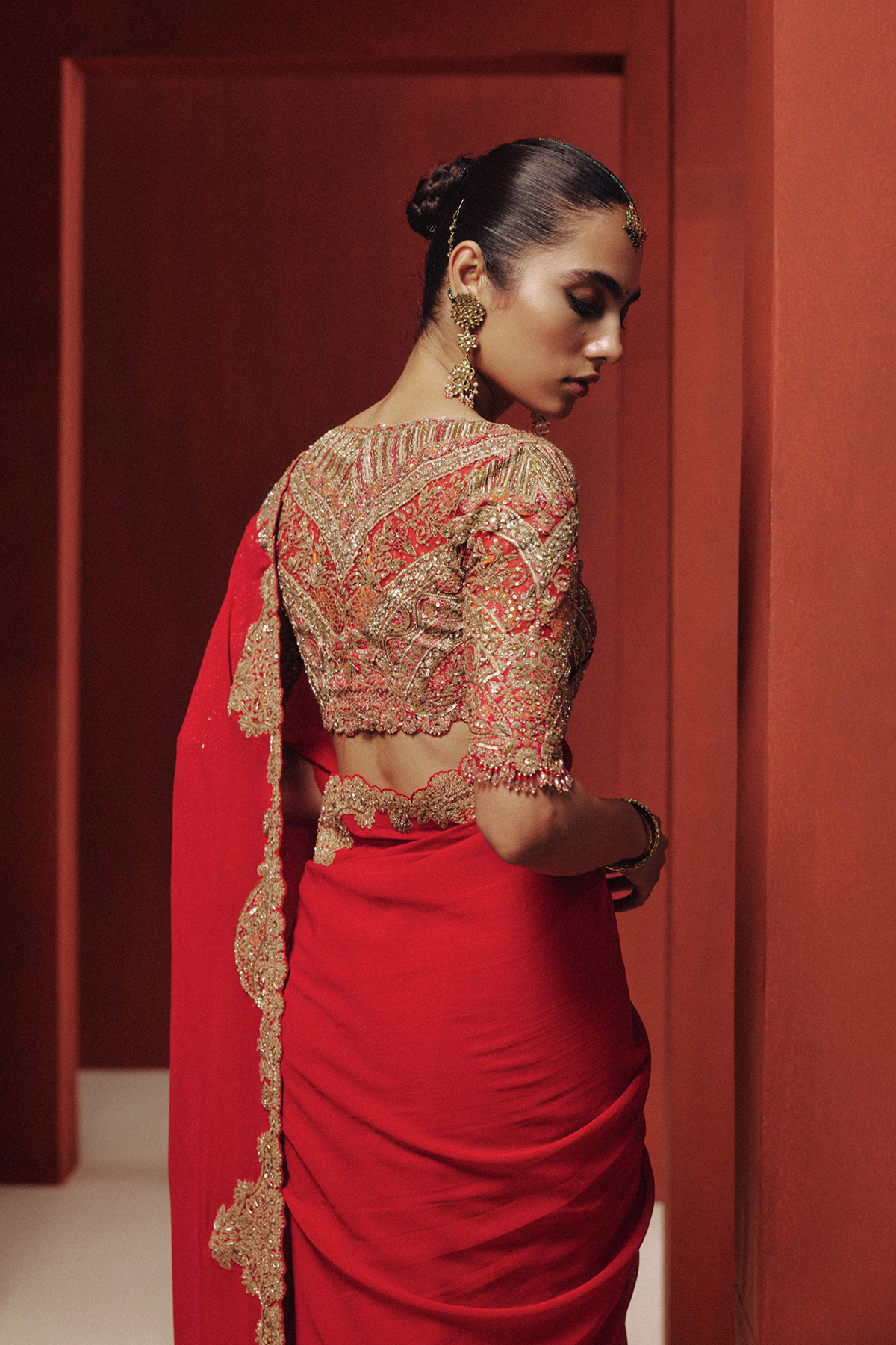 Opaline Bridal Saree