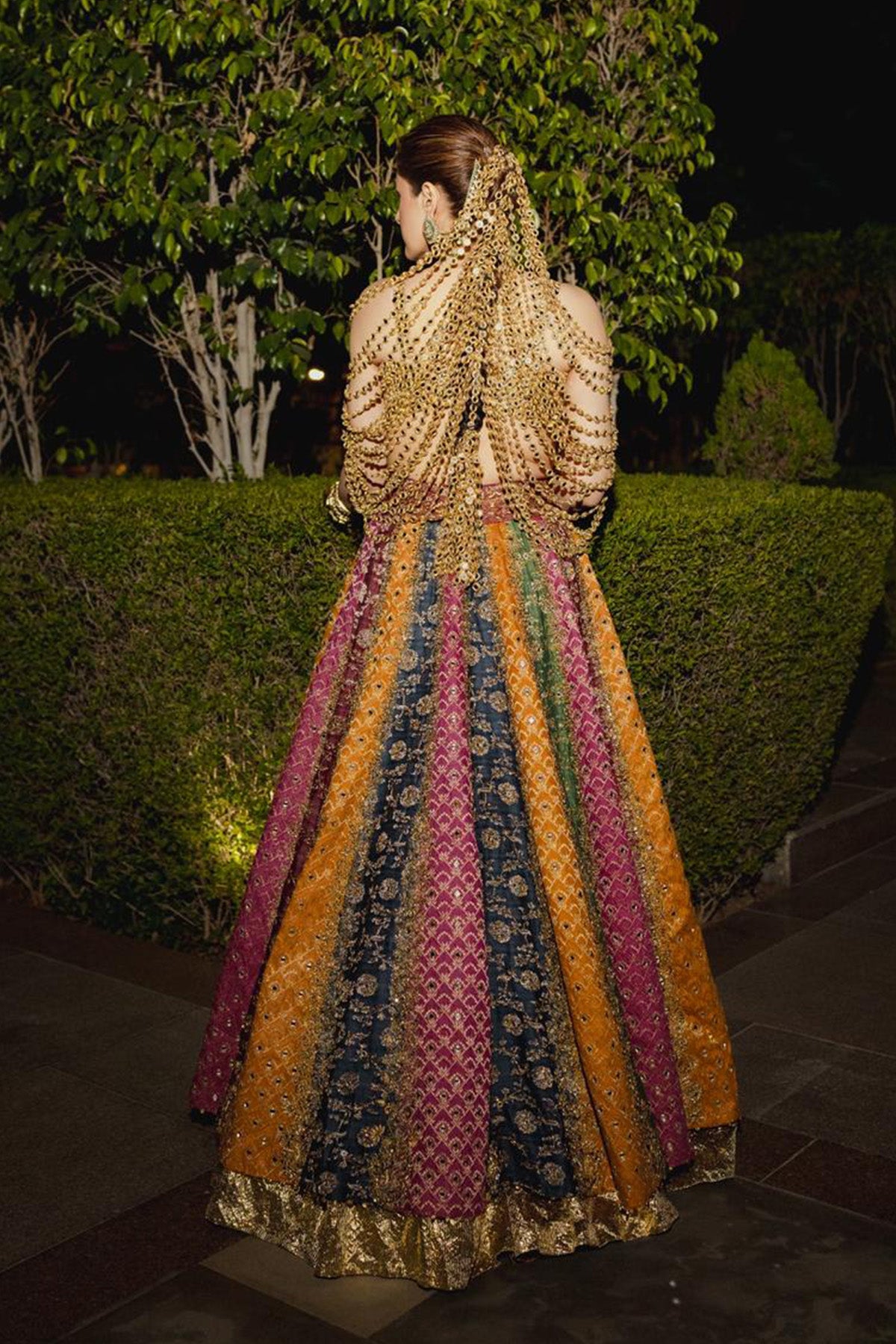 Nupur Sanon in Kalidar Multicolour Lehenga Set