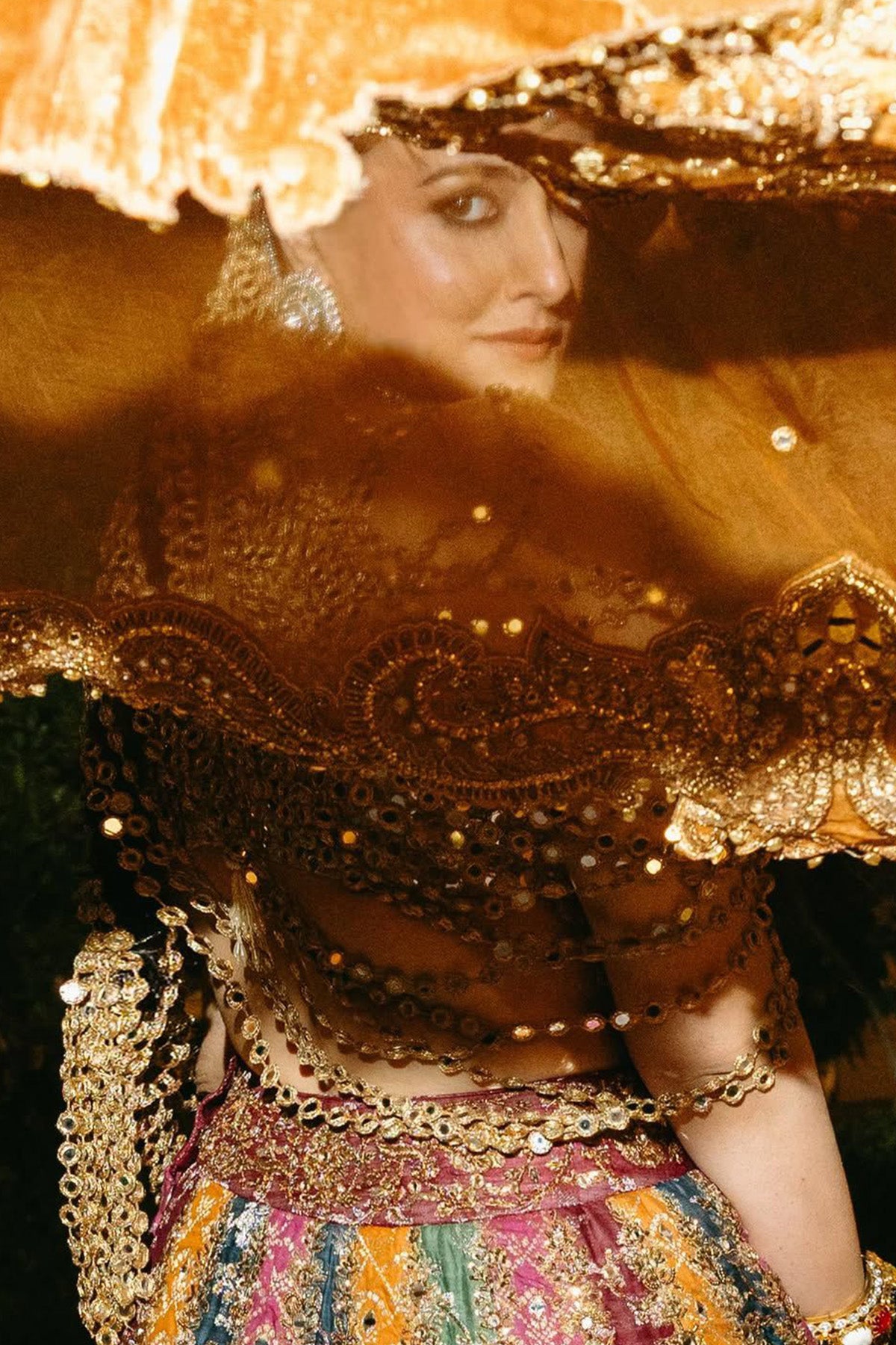 Nupur Sanon in Kalidar Multicolour Lehenga Set