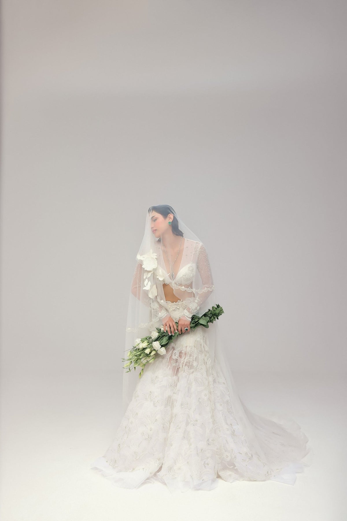 A White Wedding Lehenga II