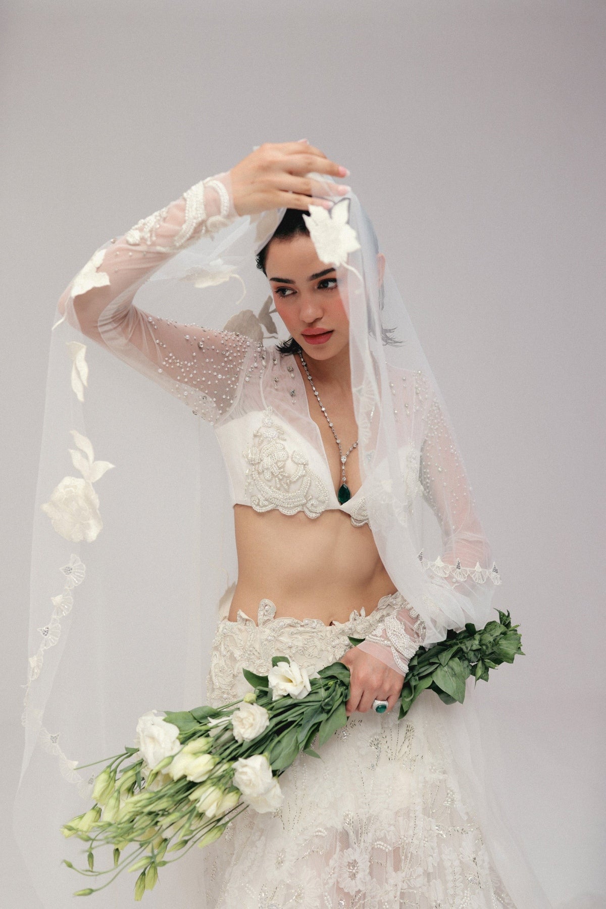 A White Wedding Lehenga II