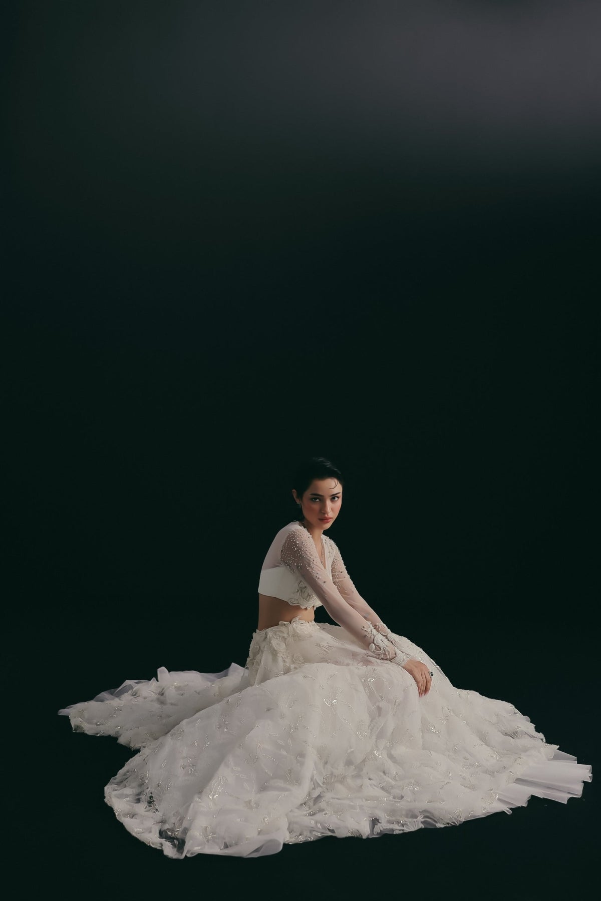 A White Wedding Lehenga II