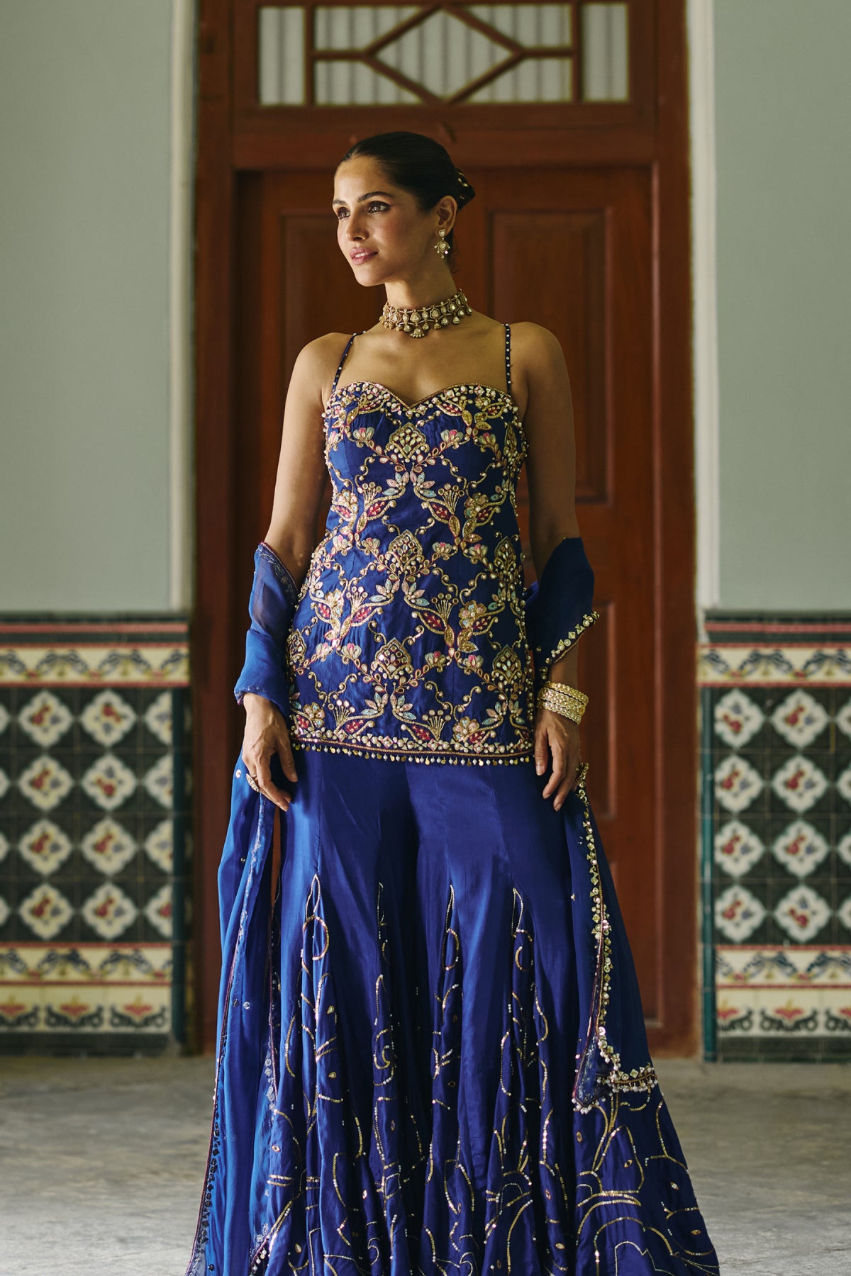 Aasma Gharara Set