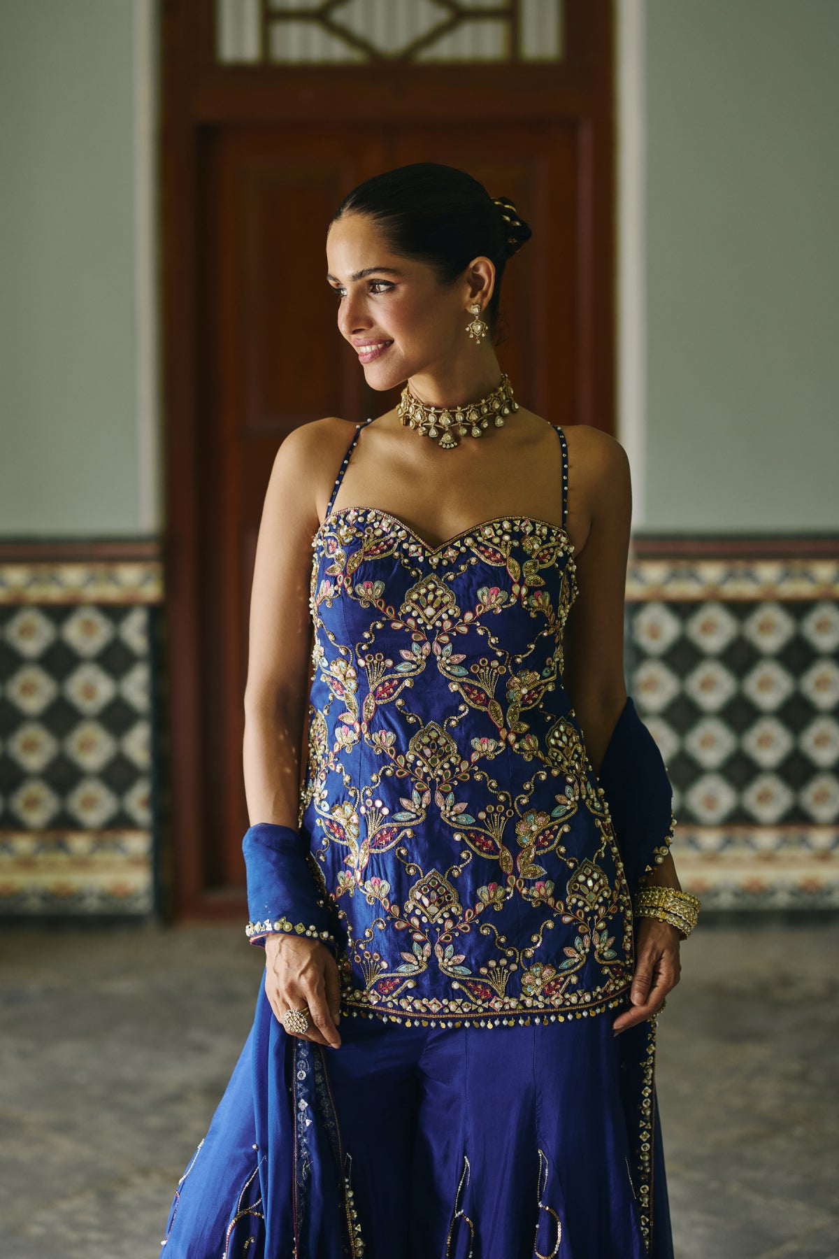 Aasma Gharara Set