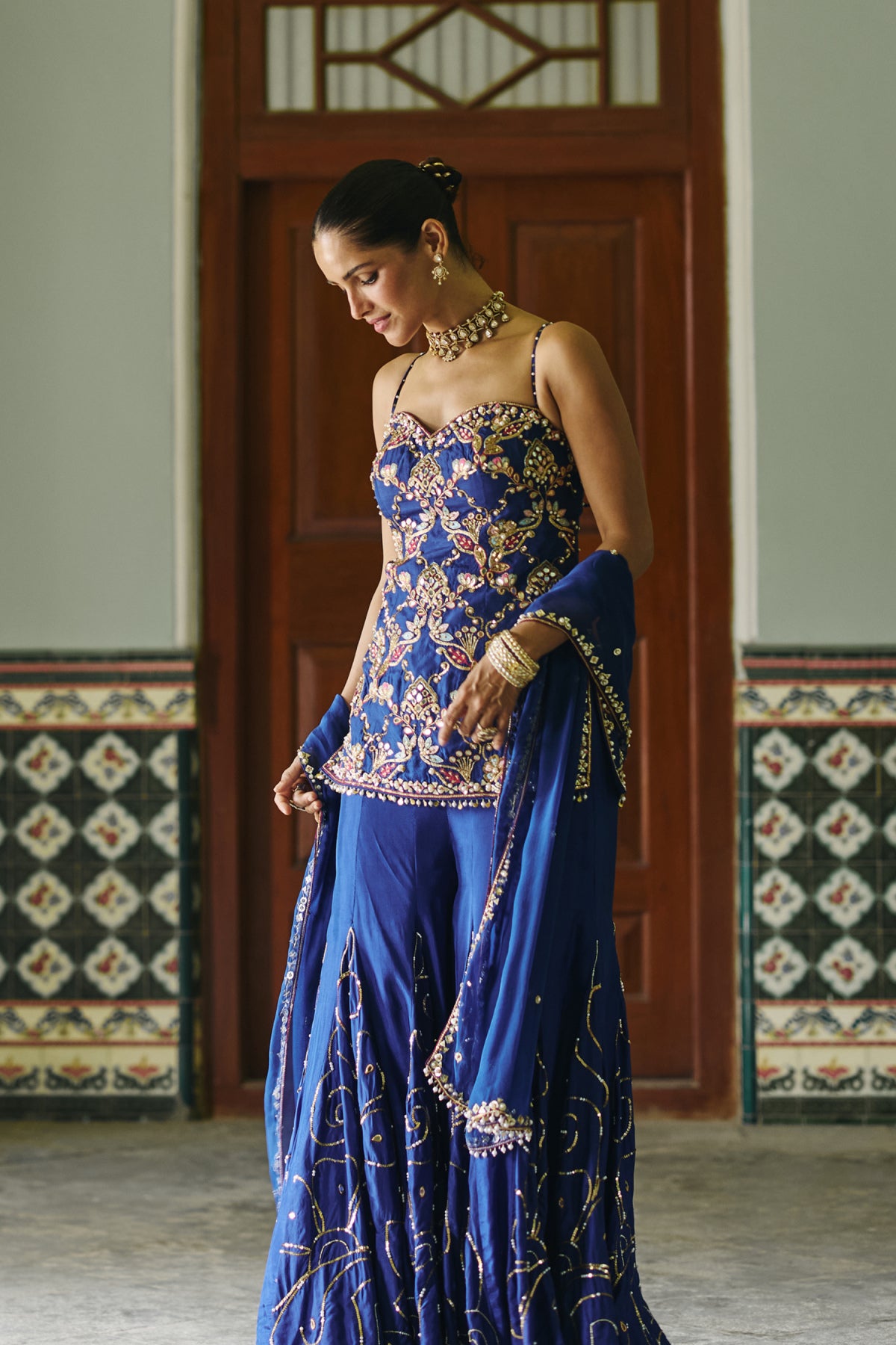 Aasma Gharara Set