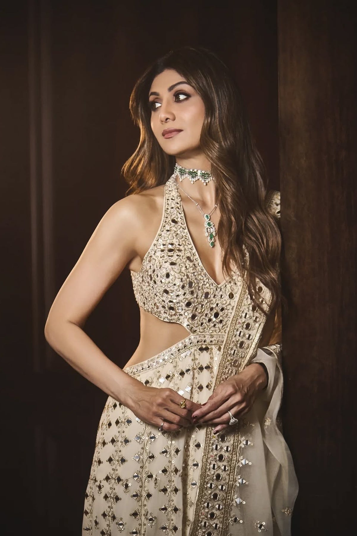 Aasmani Anarkali Set- Shilpa shetty