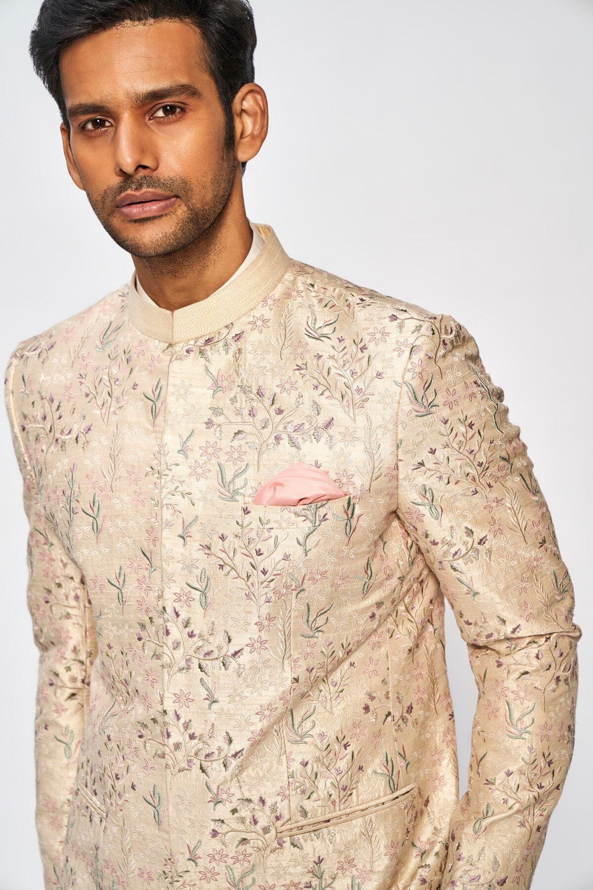 KIYAN BANDHGALA - OFF WHITE