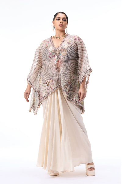 Lumibloom - Ivory Tulle & Dupion Silk Set - Ready To Ship