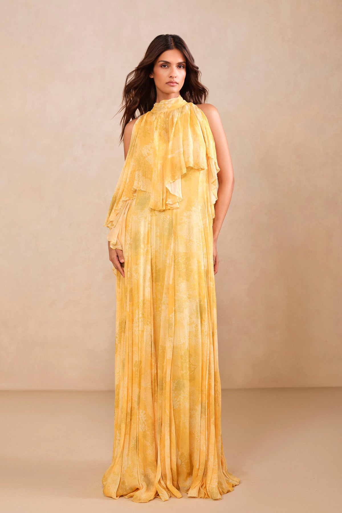 Satsuma Bemberg Gown - Yellow