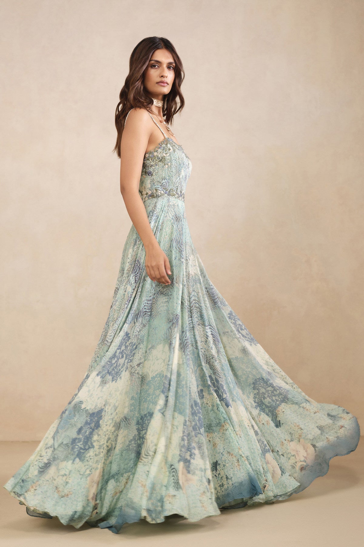 Fuji Bemberg Gown - Blue