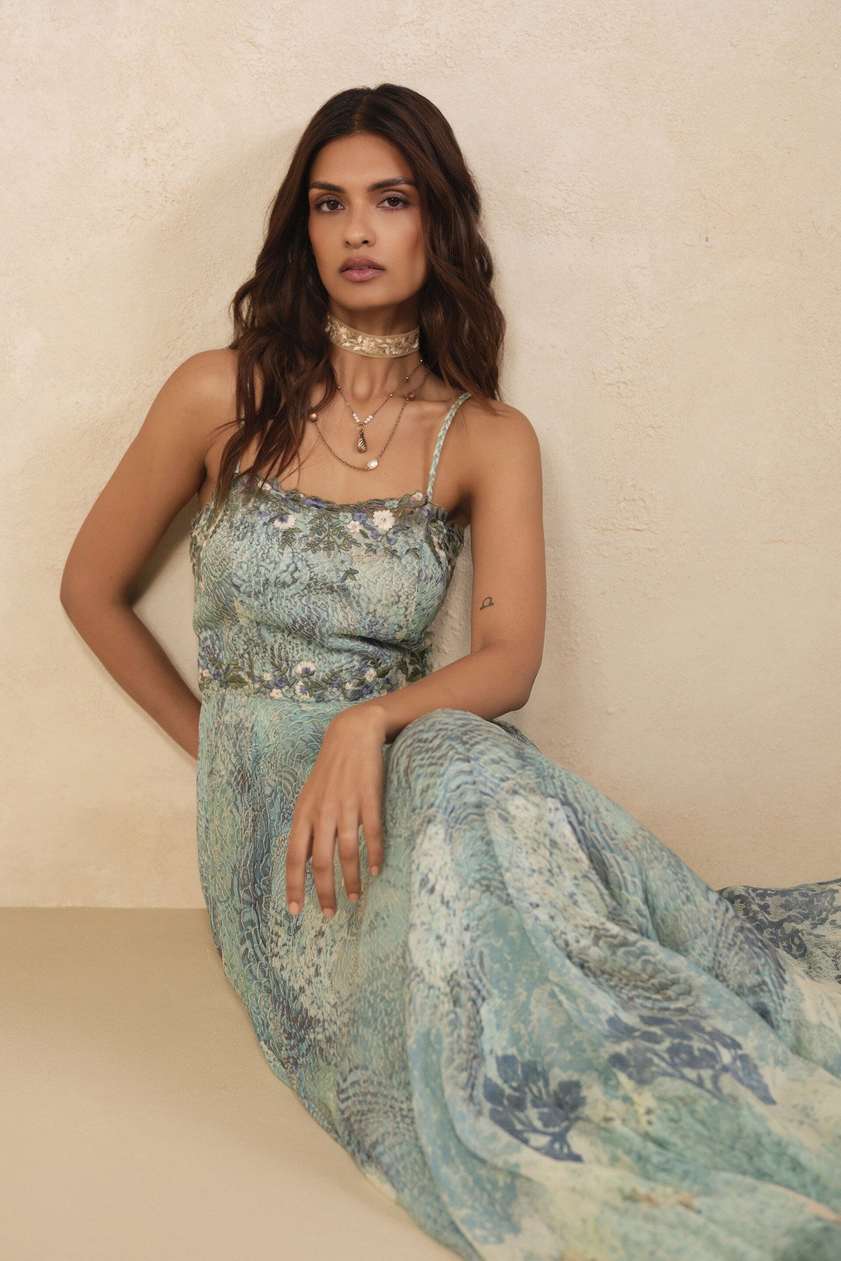Fuji Bemberg Gown - Blue
