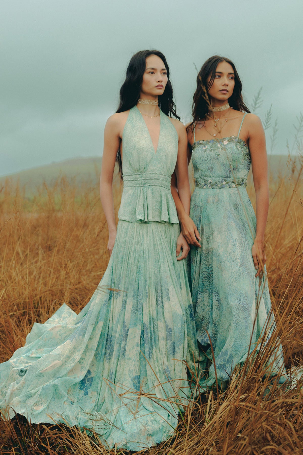 Fuji Bemberg Gown - Blue