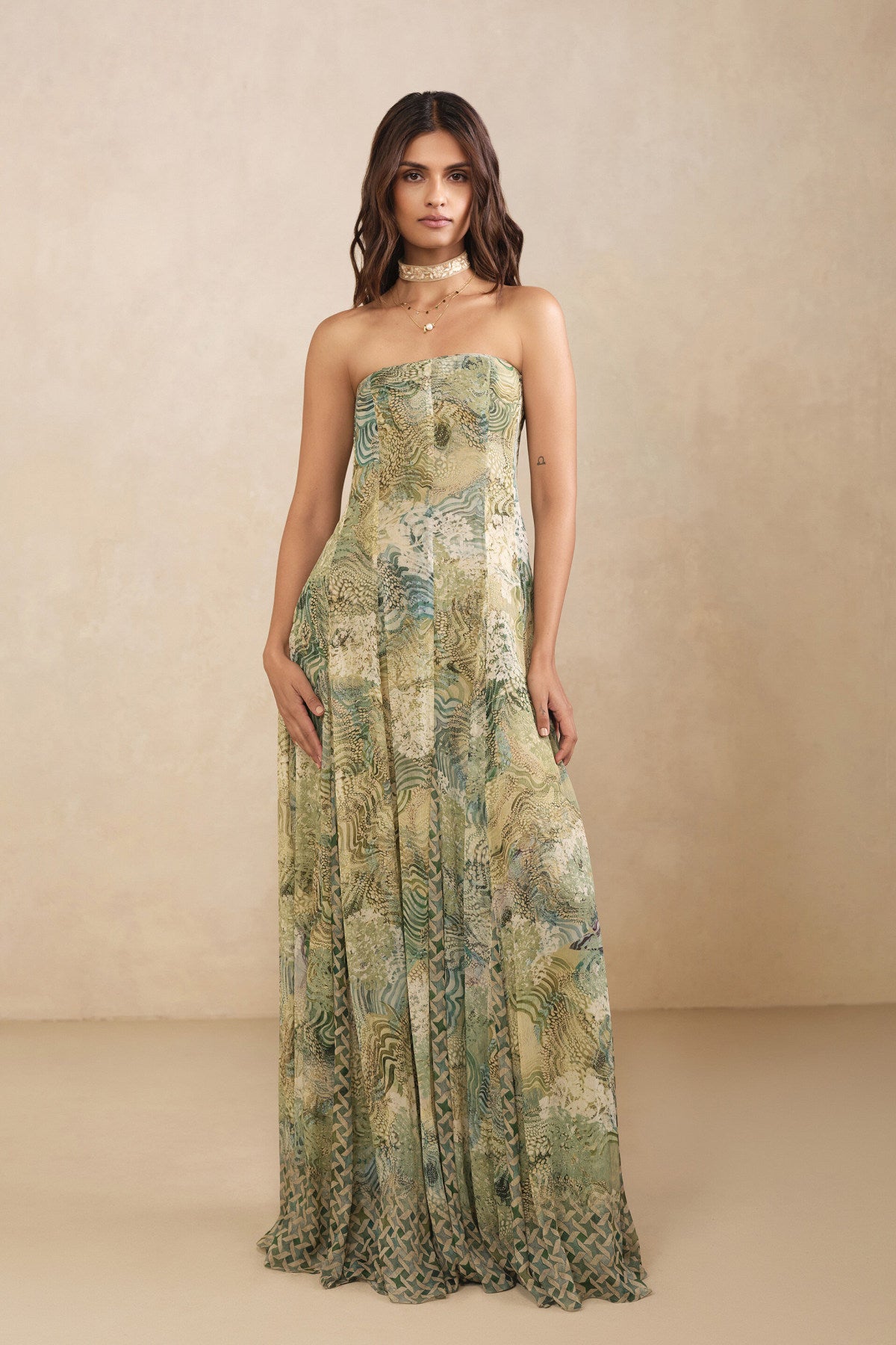 Iris Bemberg Gown - Sage