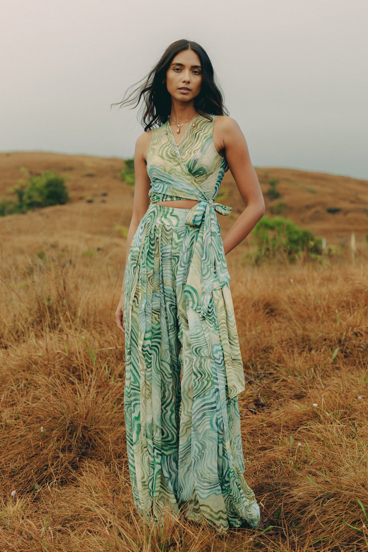 Qua Bemberg Co-ord - Sage