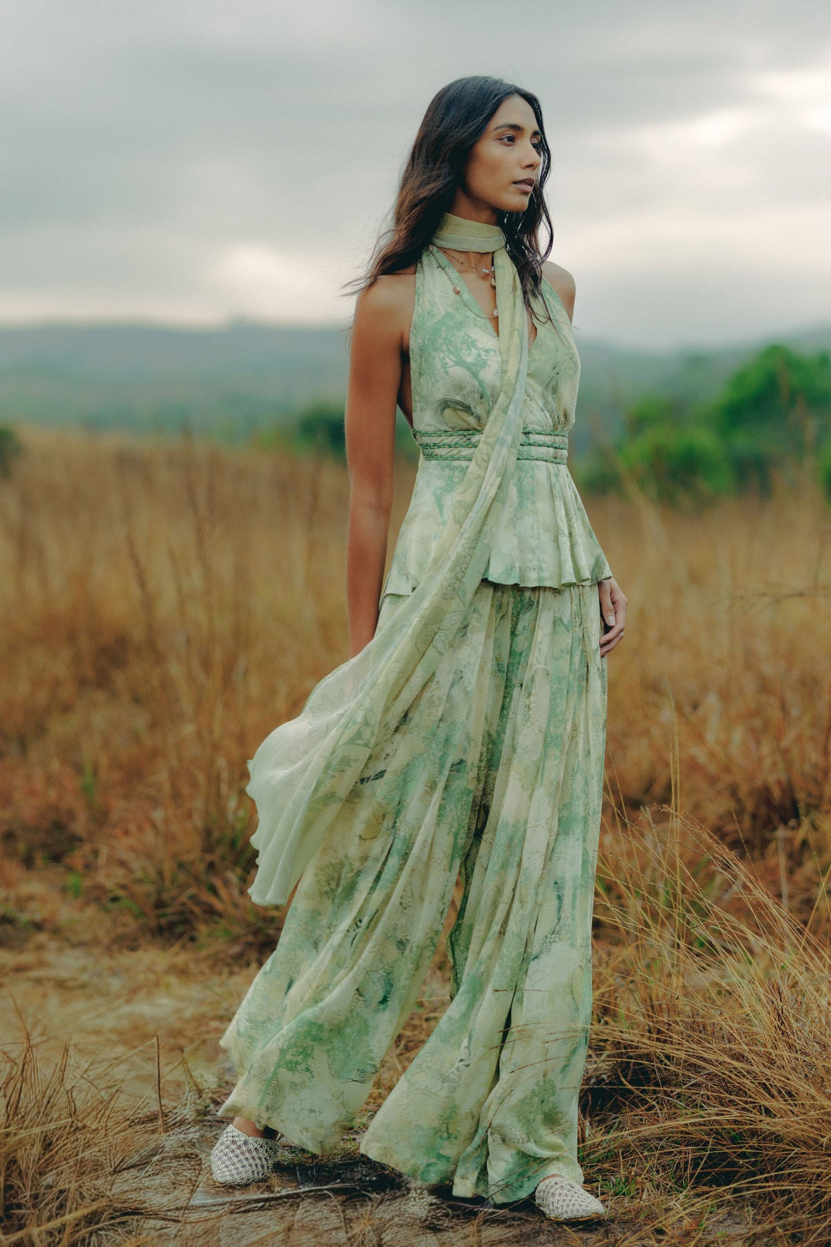 Sumi Bemberg Co-ord - Sage