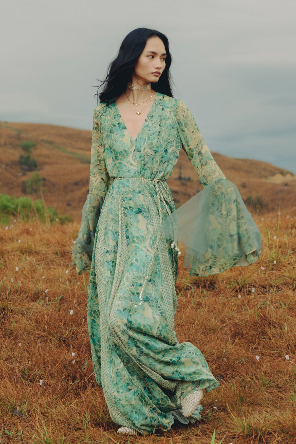 Kumi Bemberg Gown - Green