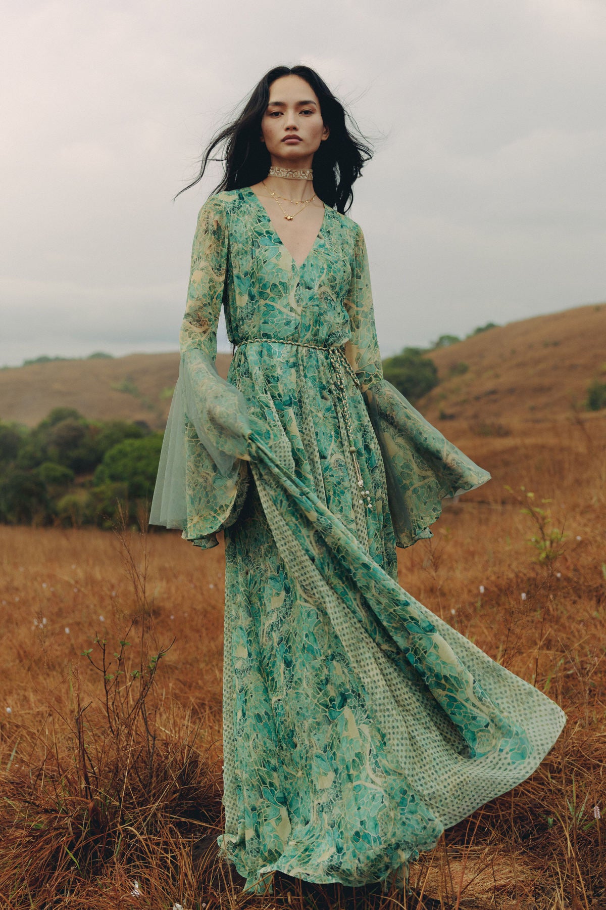 Kumi Bemberg Gown - Green