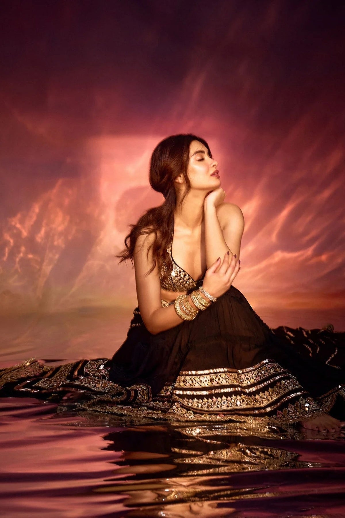 Diana Penty in Aradhana saree