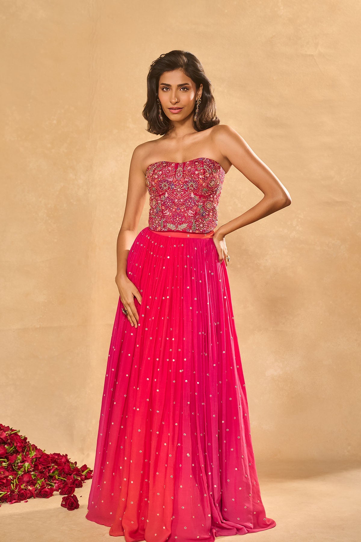 Aries Corset Lehenga - Ready to ship