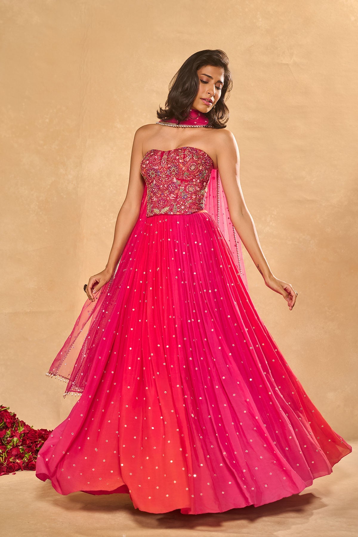 Aries Corset Lehenga - Ready to ship