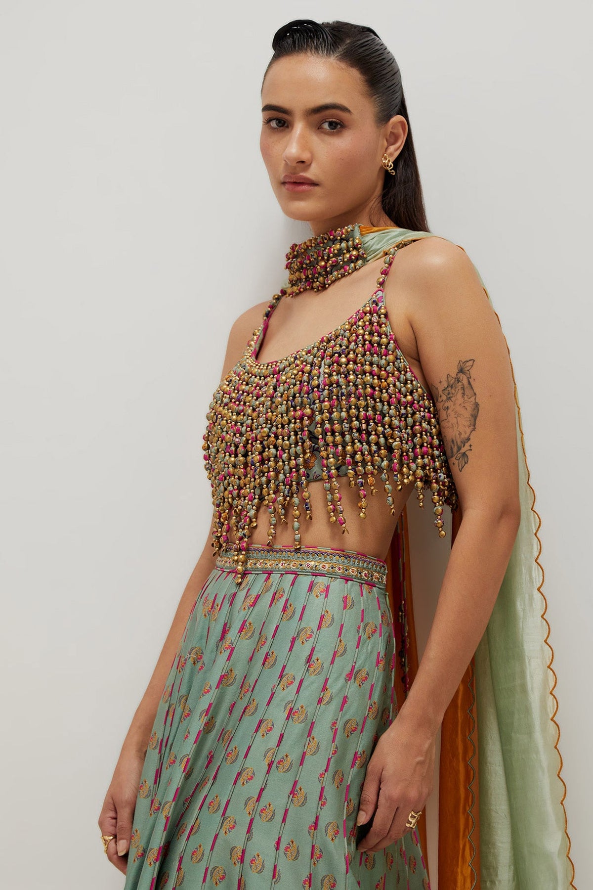 Moh Top And Skirt Set