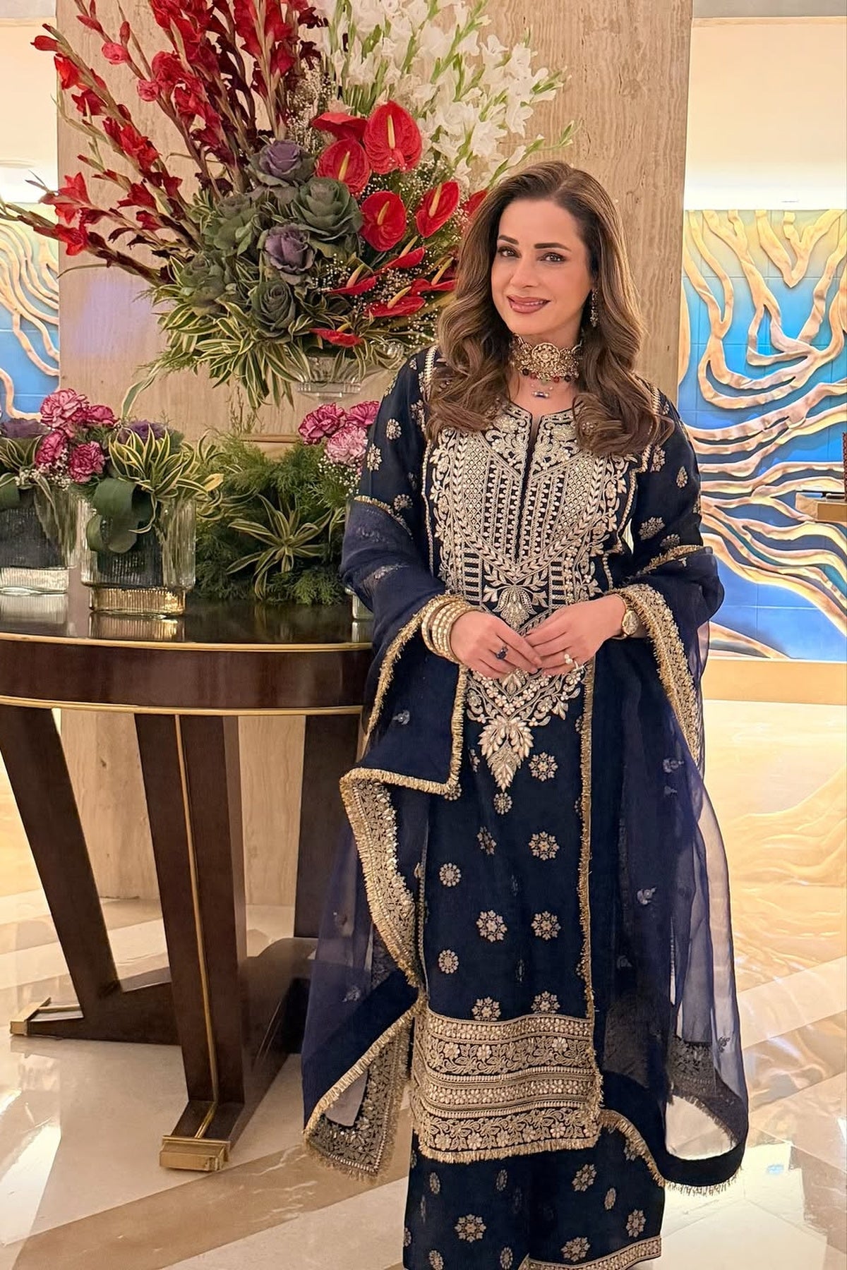 Badusha Palazo Set - Neelam Kothari