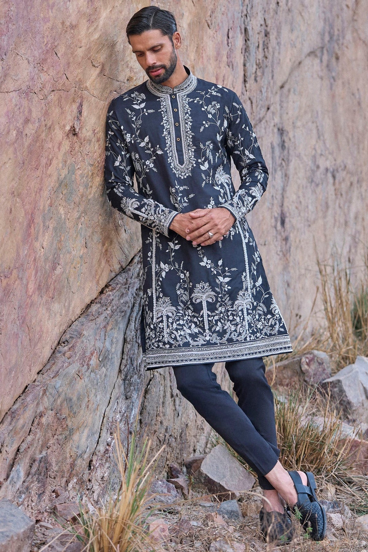 Black Kurta Set