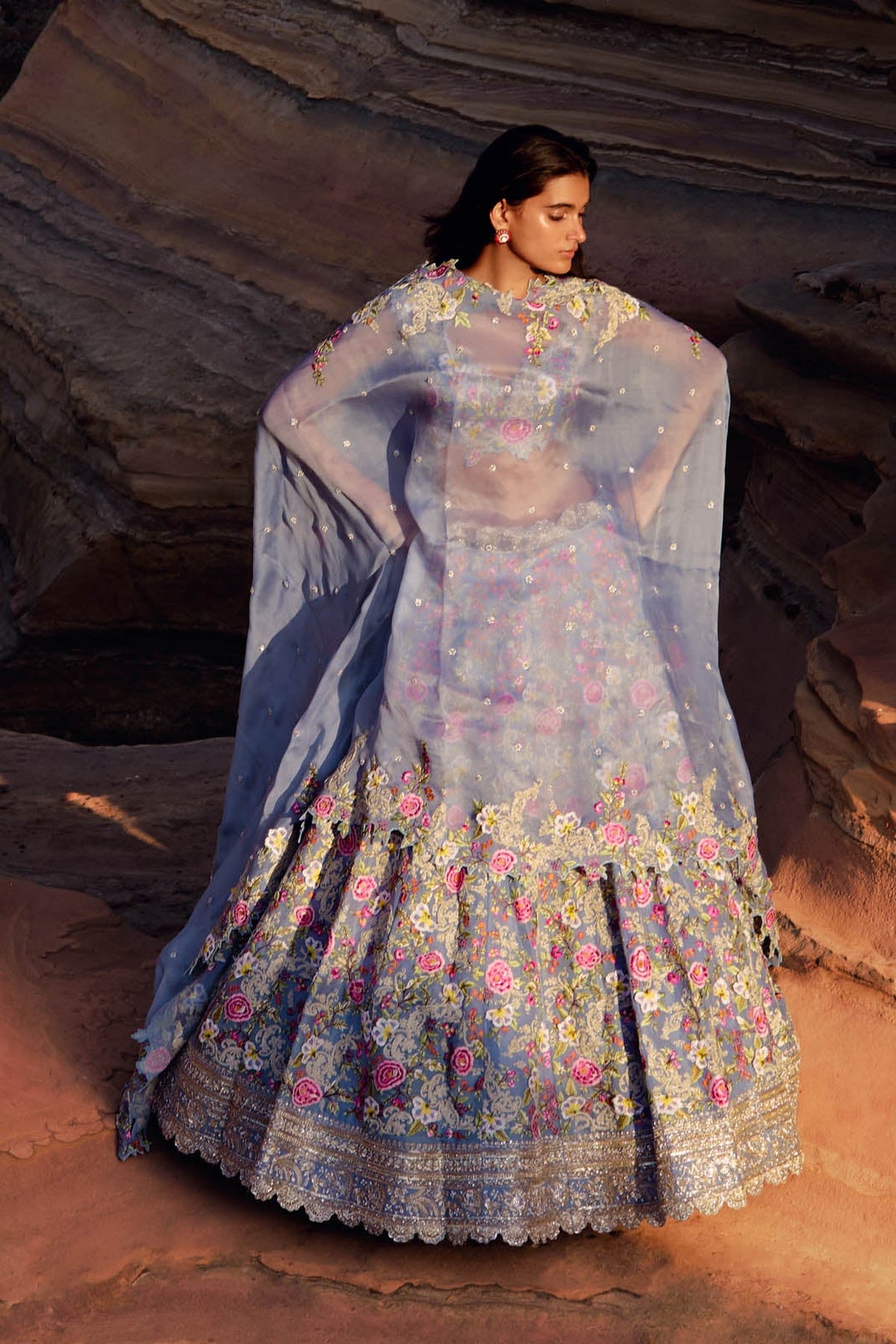 Blue Umang Lehenga Set